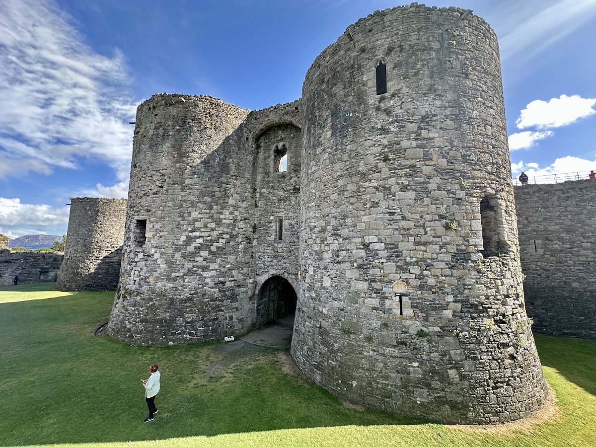 Beaumaris Castle, further view