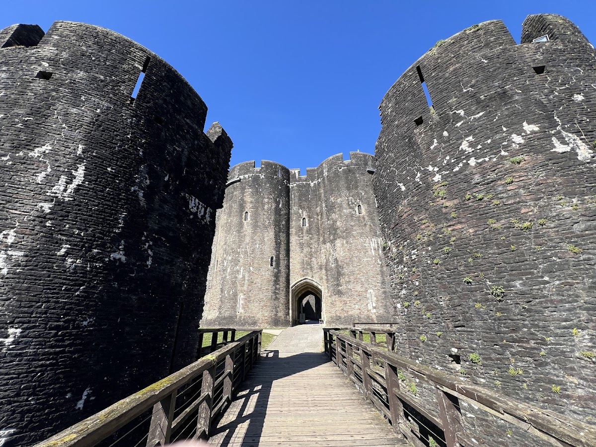 Caerphilly Castle, further view