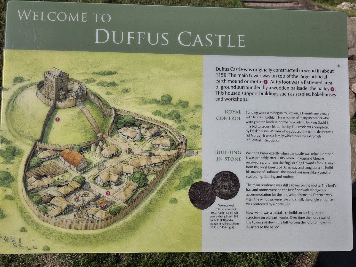 Duffus Castle, further view