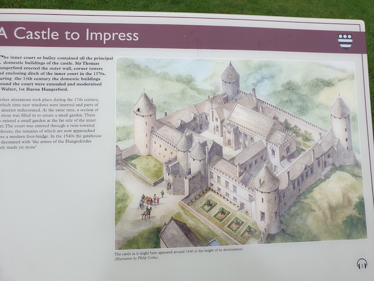 Farleigh Hungerford Castle, further view