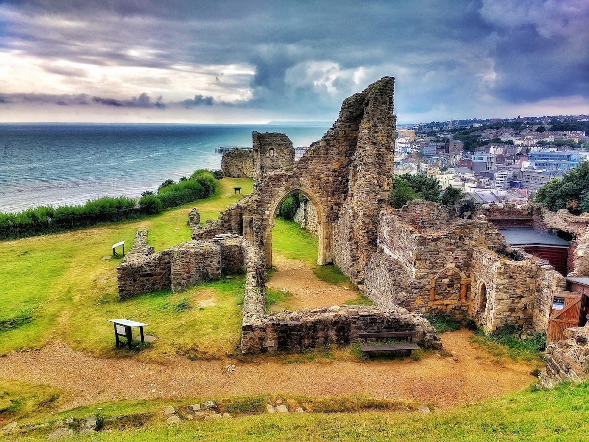 Hastings Castle, further view