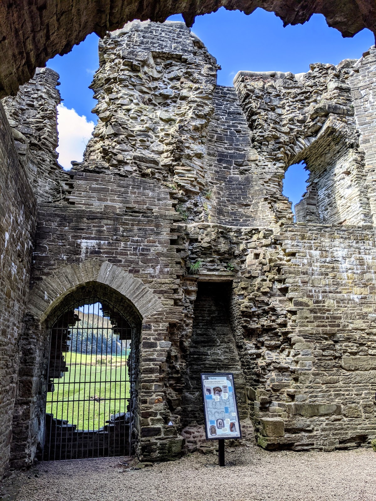 Hopton Castle, further view