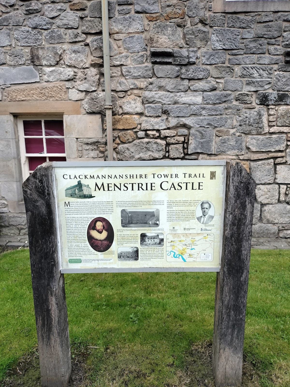 Menstrie Castle, further view