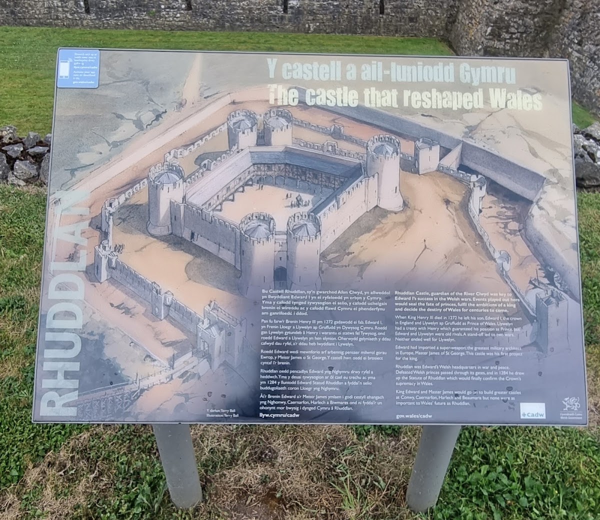Rhuddlan Castle, further view