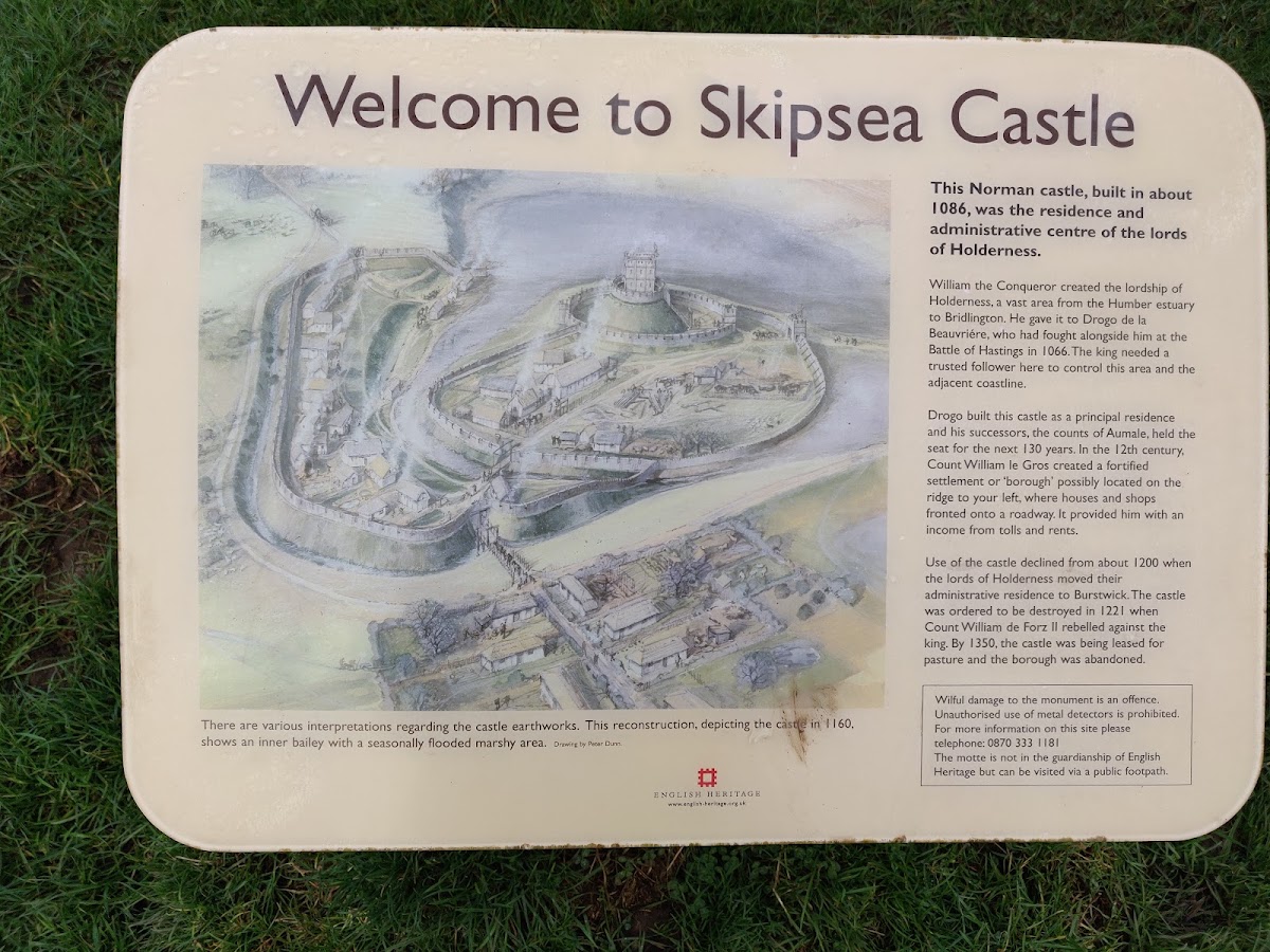 Skipsea Castle, further view