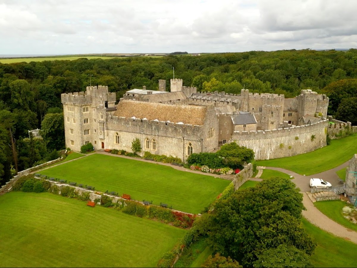 St Donat's Castle, further view